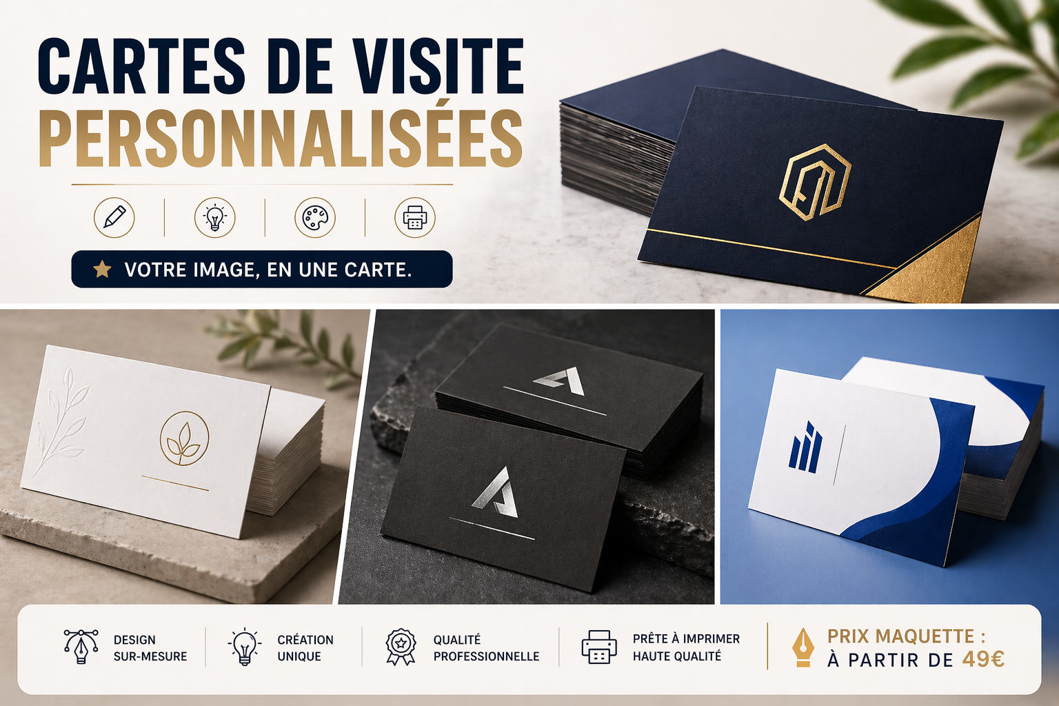 Design de cartes de visite